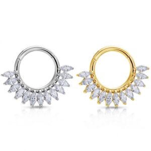 daith septum rinkute queen su kristalais